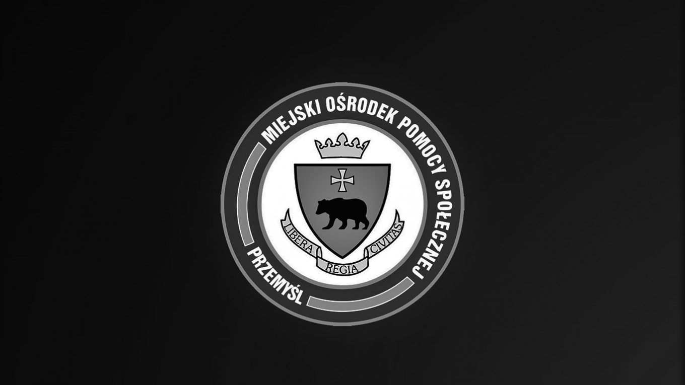 Żałobne logo MOPS